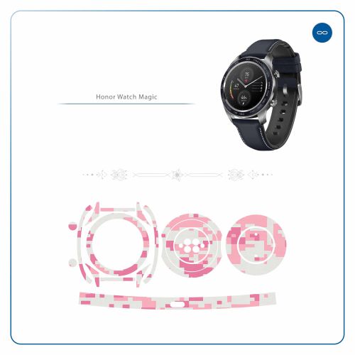 Honor_watch magic_Army_Pink_Pixel_2